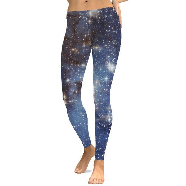 

women's leggings fashionprint 3d galaxy print cool fashion ladies, Black