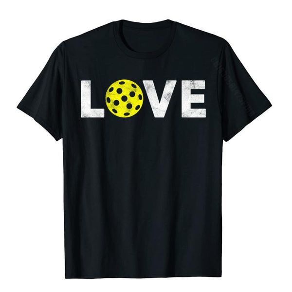 T-shirt da uomo Pickleball Love Gift Camicia per uomo Donna Ragazzi o ragazze Top in cotone Tees Fitness T-shirt attillate Design normale