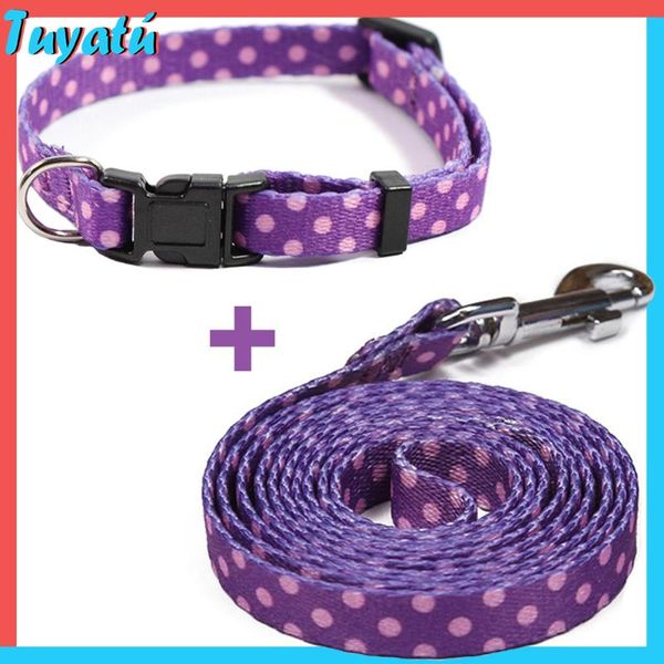 

dog collars & leashes small pet nylon leash collar set adjustable quick release cat necklace sets for puppy cats products