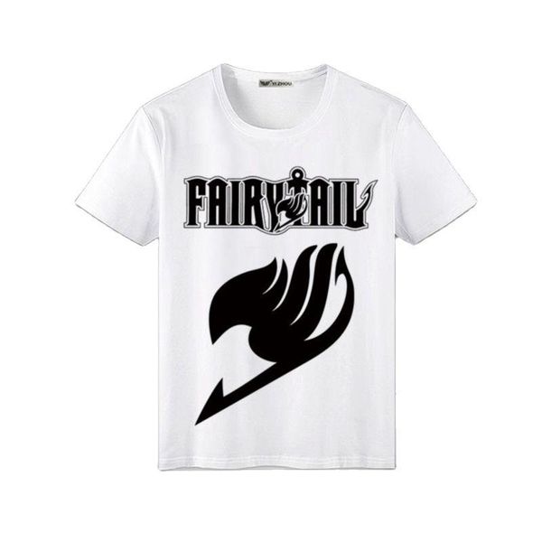 

men's t-shirts anime fairy tail t-shirt clothing adults casual fashion short sleeve student t shirt halloween cosplay costume, White;black