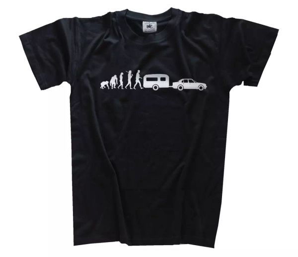 

silver edition caravan caravan camper caravan evolution t-shirt s-xxxl, White;black