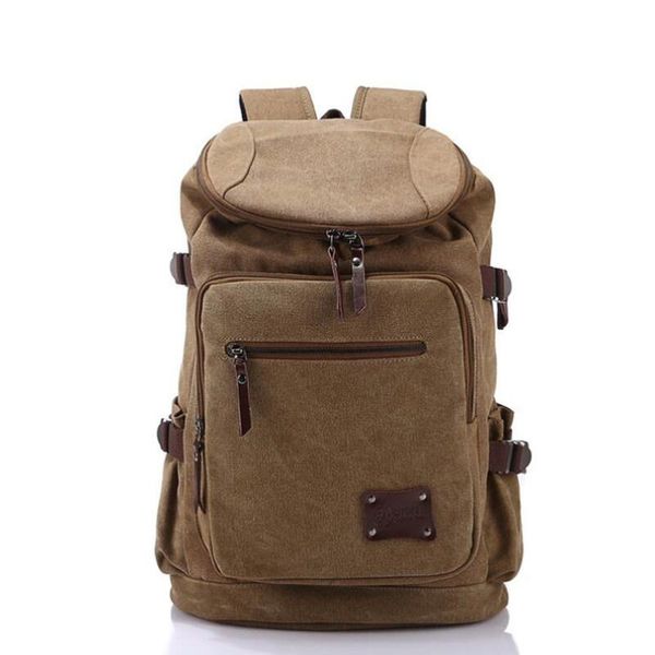 

backpack men vintage casual canvas school bags for male men's large backpacks laptop