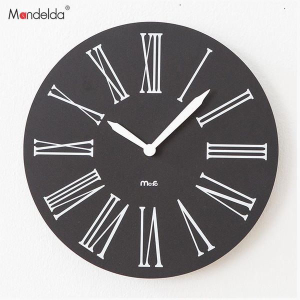 

wall clocks mandelda clock modern design abstract acrylic 10 inches and 12 relojes de pared vintage decorativo pendule murale