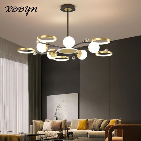 

chandeliers nordic design modern led indoor chandelier for living room dining bedroom parlor lamp decorate ceiling light