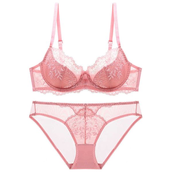 

new style lace thin bra big show small lingerie suit, Red;black