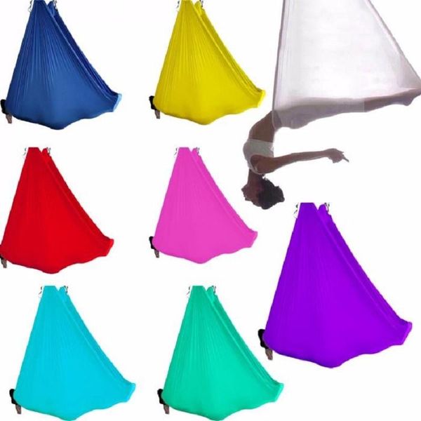 

meters aerial flying yoga hammock swing elastic multifunction anti-gravity belts for training traction touch device st02 resistance bands