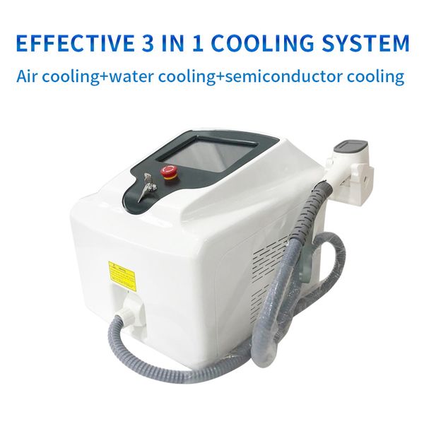 

hy302 desk808nm diode laser hair removal machine home clinic use factory directly sales, Black