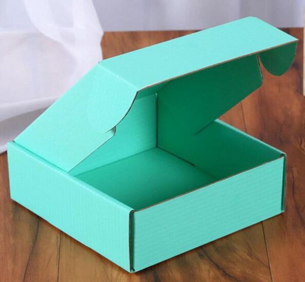 Fedex Rubuzhated Paper Boxes Цветные Подарочные Упаковки Party Hood Складной Коробка Квадрат Упаковка BoxJewelry Упаковочные картонные коробки 15 * 15 * 5см