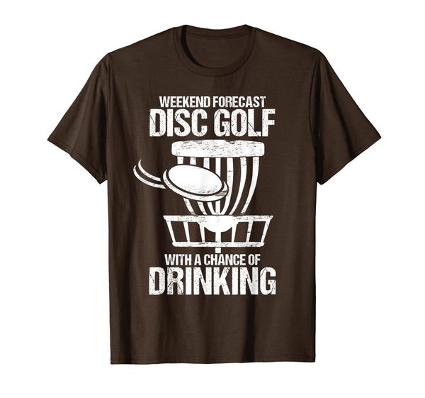 

Weekend Forecast Disc Golf Shirt I Funny Discgolf T-Shirt, Mainly pictures