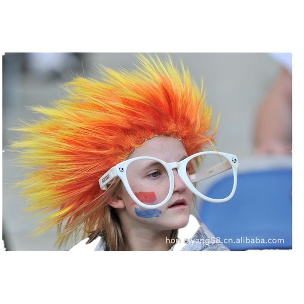 

hedgehog cup fans children head dance wig color can choose, Black