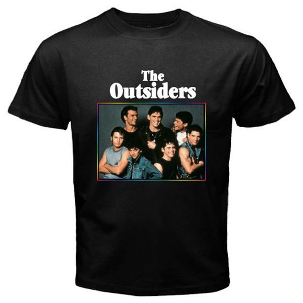 

New The Outsiders 80's Drama Movie Mens Black T-Shirt Size S-3XL, White;black
