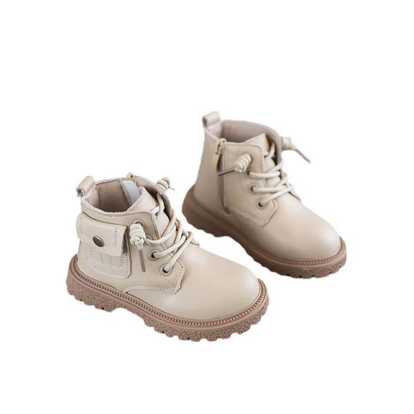 

baby boots kids shoes girls boys footwear autumn winter cowhide short boot leather 1-3 year old b8183, Black;grey