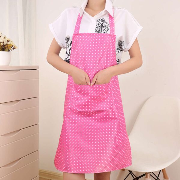 

oxford cloth waterproof apron fashion oil proof fouling home solid color kitchen