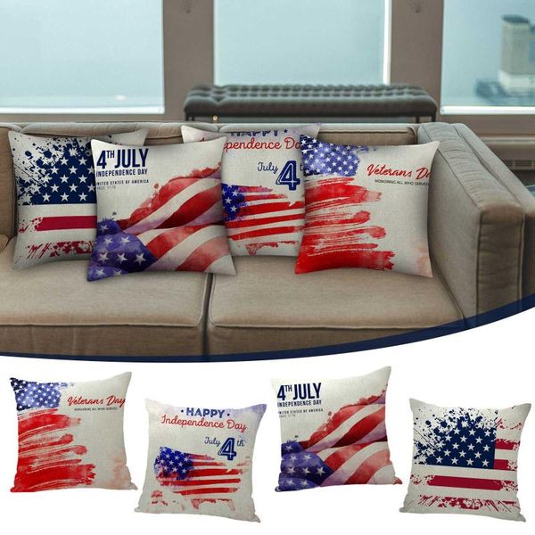 

cushion/decorative pillow american flag pattern cushion cover 45*45 independence day throw pillows sofa home decor decoration decorative pil