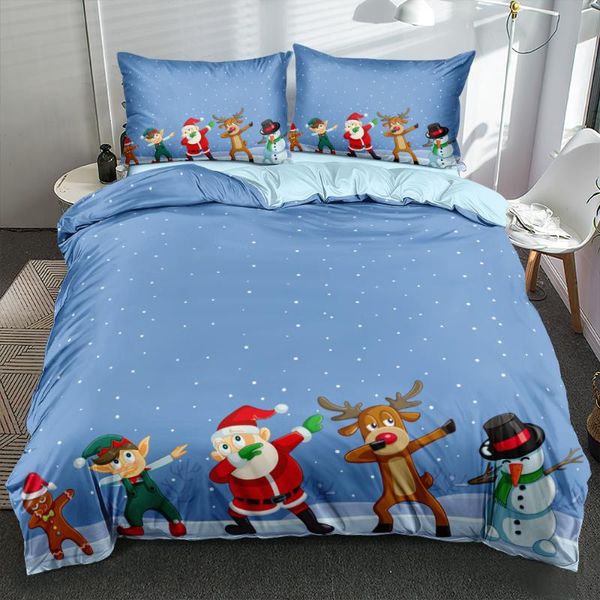 

bedding sets 3d christmas duvet/quilt cover linens bed bags pillow cases king  full double size bedclothes