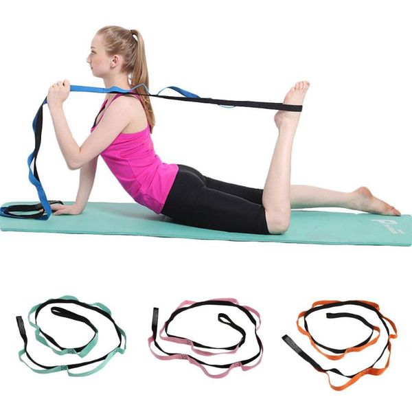 

elastic yoga stretch strap anti-gravity anti-tear gym fitness loop rope belt exercise pull sports resistance band bands