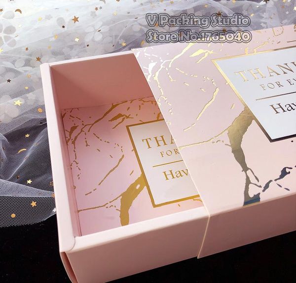 

gift wrap 22*15*4.5cm pink marble cake packing candy bisscuits pastry baking box box100pcs/lot