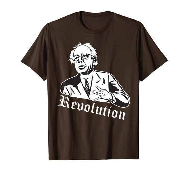 

revolution bernie sanders gangsta t-shirt, White;black
