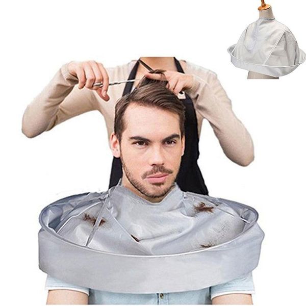 

aprons diy umbrella cape cutting cloak wrap shave apron hair barber gown cover household cleaning protecter kitchen delantal avental