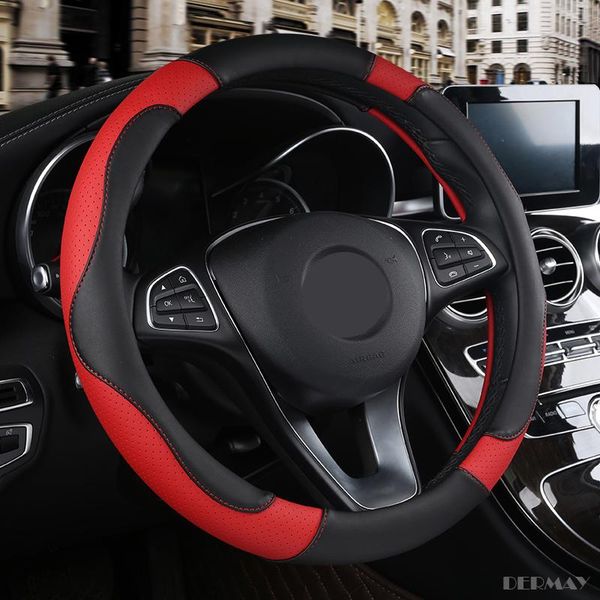 

steering wheel covers hand-stitched black artificial leather car cover for m sport m3 e90 e91 e92 e93 e87 e81 e82 e88 x1 e84