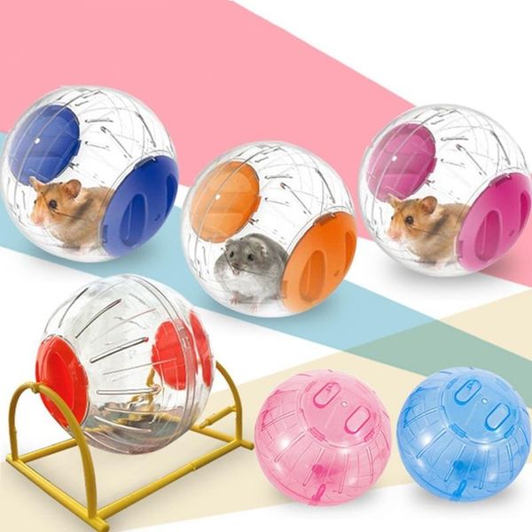 

pet small exercise toy fun running ball plastic jogging hamster animal supplies