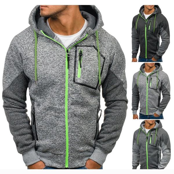

men's hoodies & sweatshirts shopify drop spring men's sweatshirt sweatershirt zipper streetwear baseball uniform jacket, Black