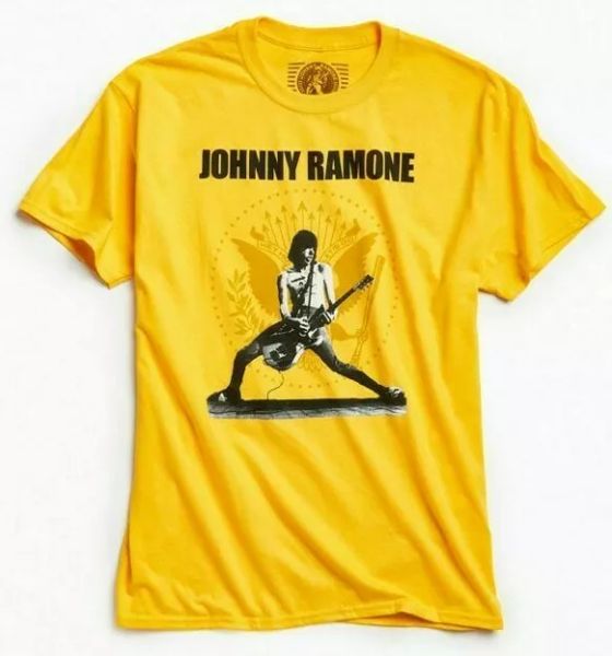 

the ramones johnny ramone t-shirt new 100% authentic rare, White;black
