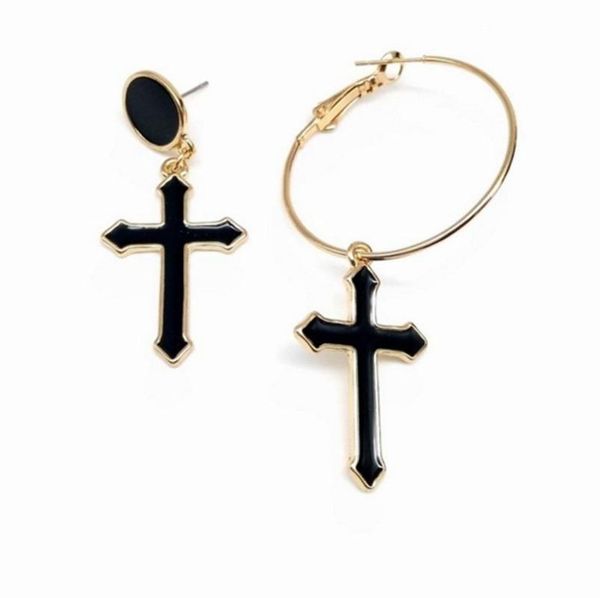 

dangle & chandelier woman cross earrings for bijoux jewelry long jesus, Silver