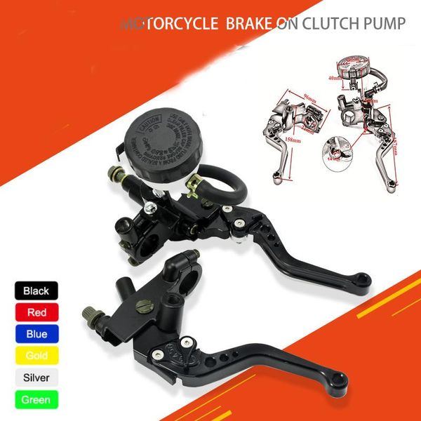 

motorcycle brakes motorcycles cnc 7/8 22mm front brake clutch master cylinder reservoir levers aluminum alloy handbrake