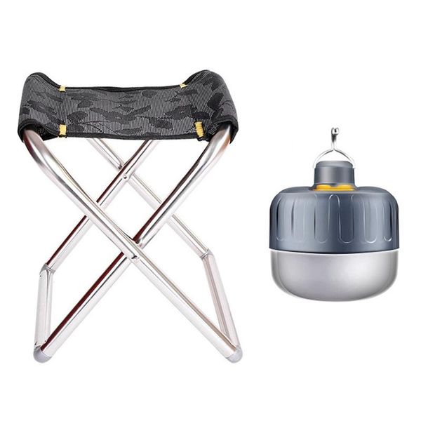 

-multifunctional waterproof tent lamp (small) & stainless steel fishing trumpet mazar outdoor recreation camping accessories