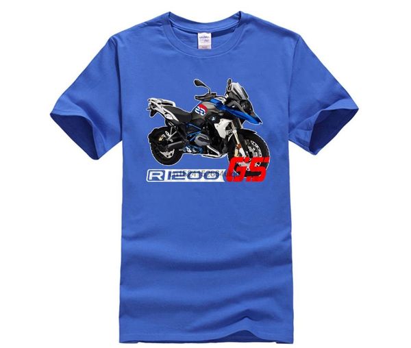 

men's t-shirts 100% cotton short sleeve design t-shirt r 1200gs f800gs lc rally brand motorcycle adventure tee shirts, White;black