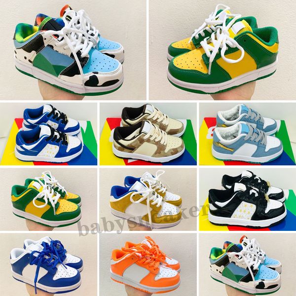 

chunky sb kids running shoes boys girls casual fashion sneakers athletic children walking toddler sports trainers eur 26-35, Black