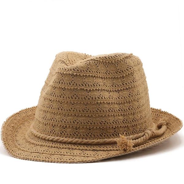 

wide brim hats straw of vintage beach girls feminine fedora jazz, Blue;gray