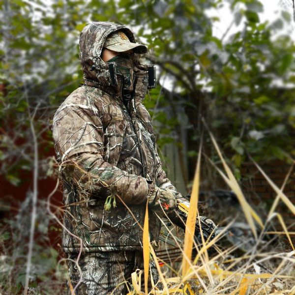 

hunting sets suit winter camouflage cotton cold warm outdoor c213, Camo