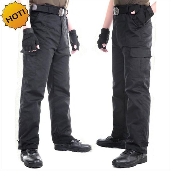 

commando male loose women pant tactical combat trousers black overalls warfare security camouflage cargo