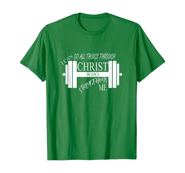 

i can do all things through christ who strengthens me shirt, White;black