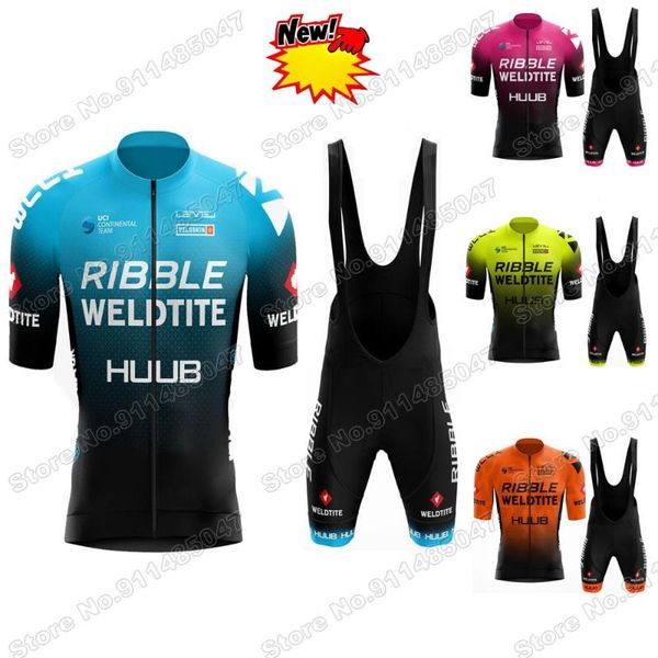 

team 2021 cycling jersey set summer bicycle clothing road bike shirts suit bib shorts mtb wear maillot racing sets, Black;blue