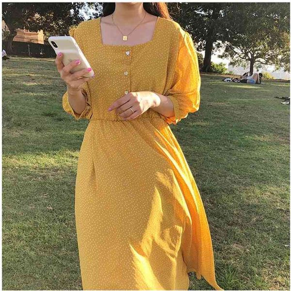 

plus size summer girls dot boho party chiffon female vintage dress oversize short sleeve women dresses robe vestido 210417, Black;gray