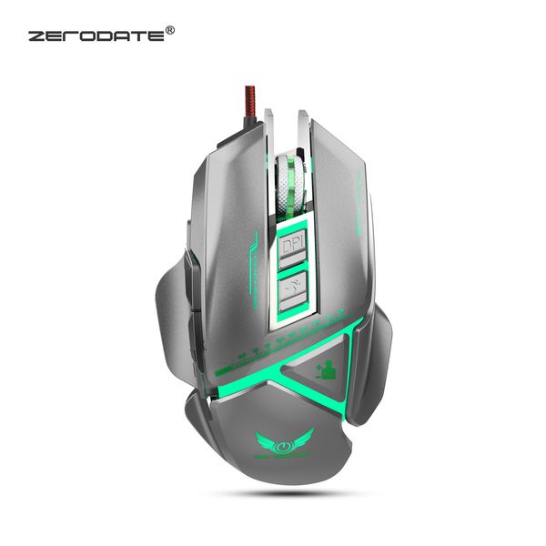 

mices mouse 11 key game dazzle color macro programming y detachable breeding block, comfortable grip, 3200dpi adjustable