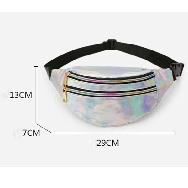 

women men waist fanny pack pu leather belt zipper bag ladies belly bags chest