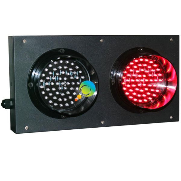 

125mm high brightness red green led traffic signal cold-rolled plate housing light