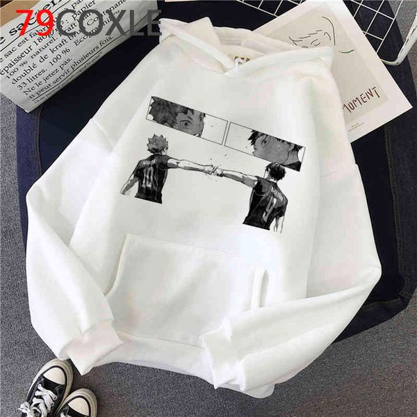 

haikyuu hoodi male anime harajuku men pullover printed, Black