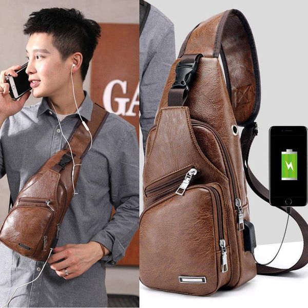 

style fashion men travel hike cross body messenger waist pack sling zipper solid bags