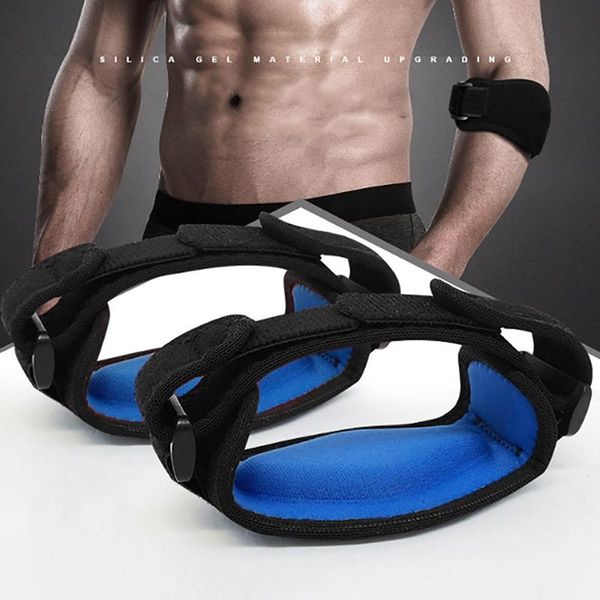 

elbow & knee pads 1pcs sports tennis safety nylon elastic brace sleeve basketball shooting compression pad for sweat lateral pain, Black;gray