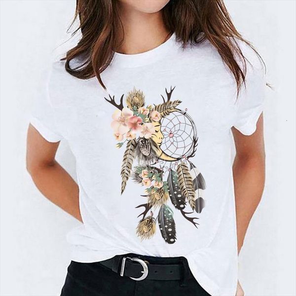 

and women 90s cute mens summer autumn feather fashion print lady graphic ladies female tee, White;black