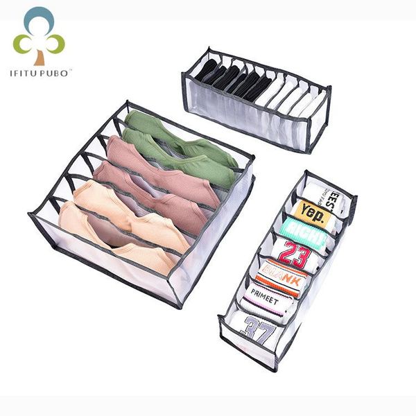 

storage drawers 6/7/11cells box for socks bars panties drawer-style compartments nylon foldable divider closet organizers ddj