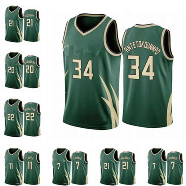 

2021 men khris nwora middleton giannis basketball jersey earned edition green athletic apparel, Black;red