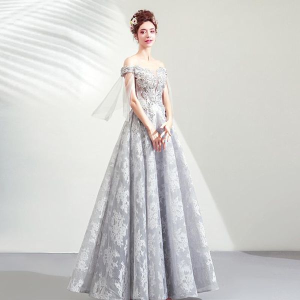 

party dresses elegant appliques evening dress long forest fairy lace prom vestido de noiva homecoming 2021 year, White;black