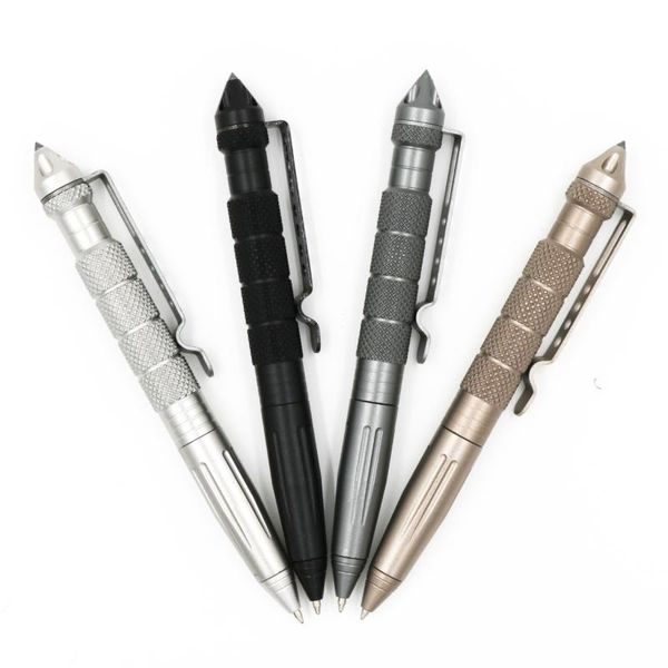 

gel pens metal colour tactical defense pen school student office ballpoint