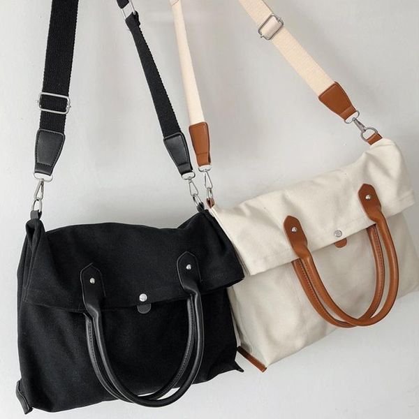 

evening bags designer canvas bag women causal large capacity female tote handbags black white ladies shoulder lapshopping travel